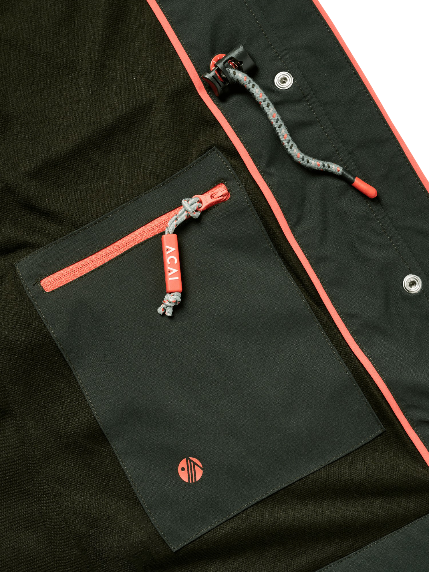 Product image 2 of 3, which shows ACAI Women's River Waterproof Jacket, Deep Khaki, 6