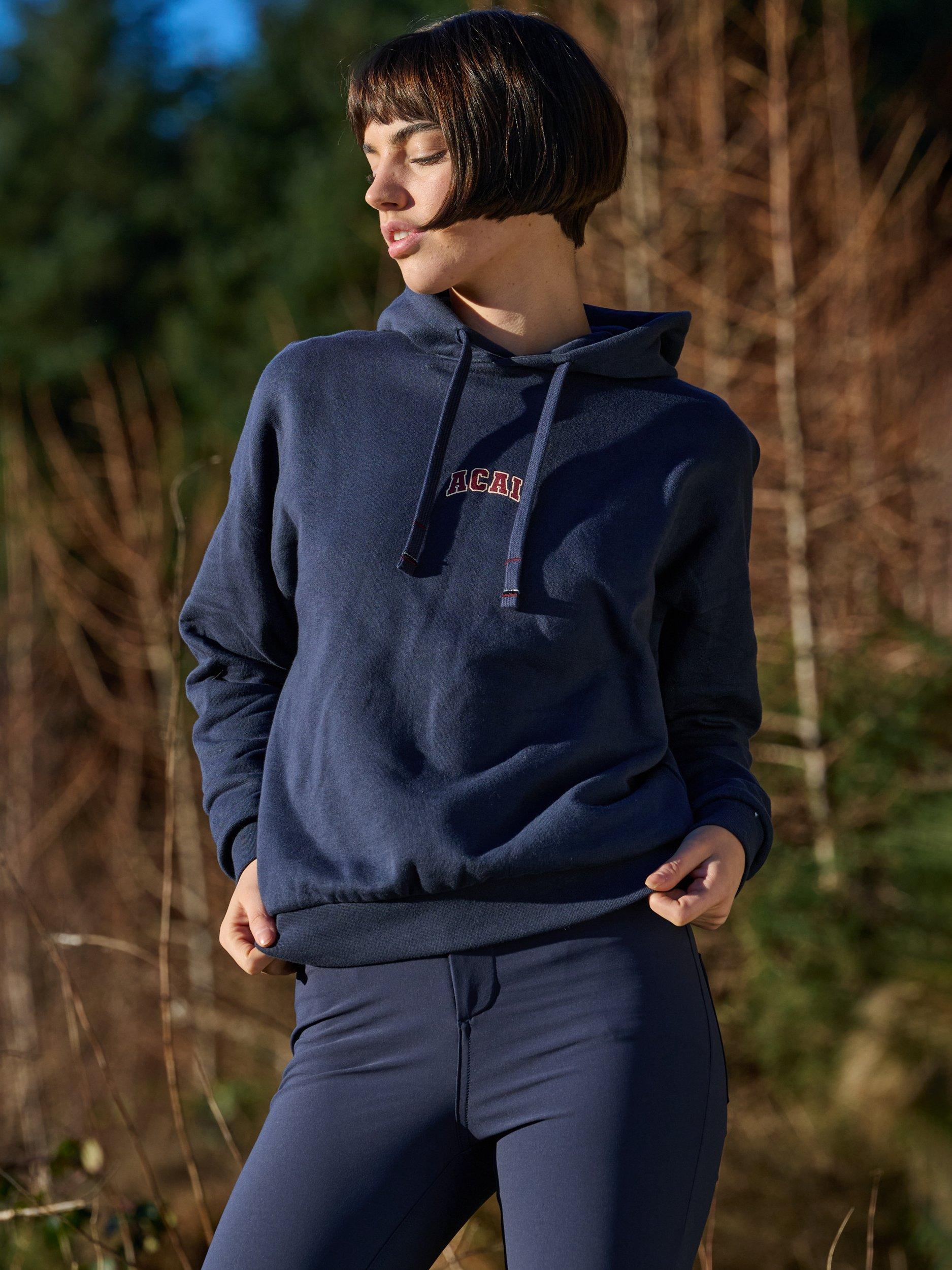 Product image 4 of 6, which shows ACAI Retreat Logo Hoodie, Deep Navy, 6-8