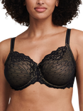 Chantelle Rive Gauche Full Coverage Underwired Bra, Black