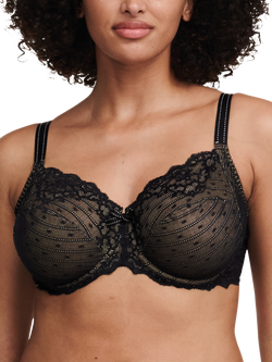 Chantelle Rive Gauche Full Coverage Underwired Bra, Black
