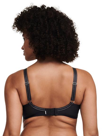 Chantelle Rive Gauche Full Coverage Underwired Bra - view 2, Black