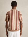 Reiss Carrington Cotton Regular Fit Stripe Shirt, Beige/Multi