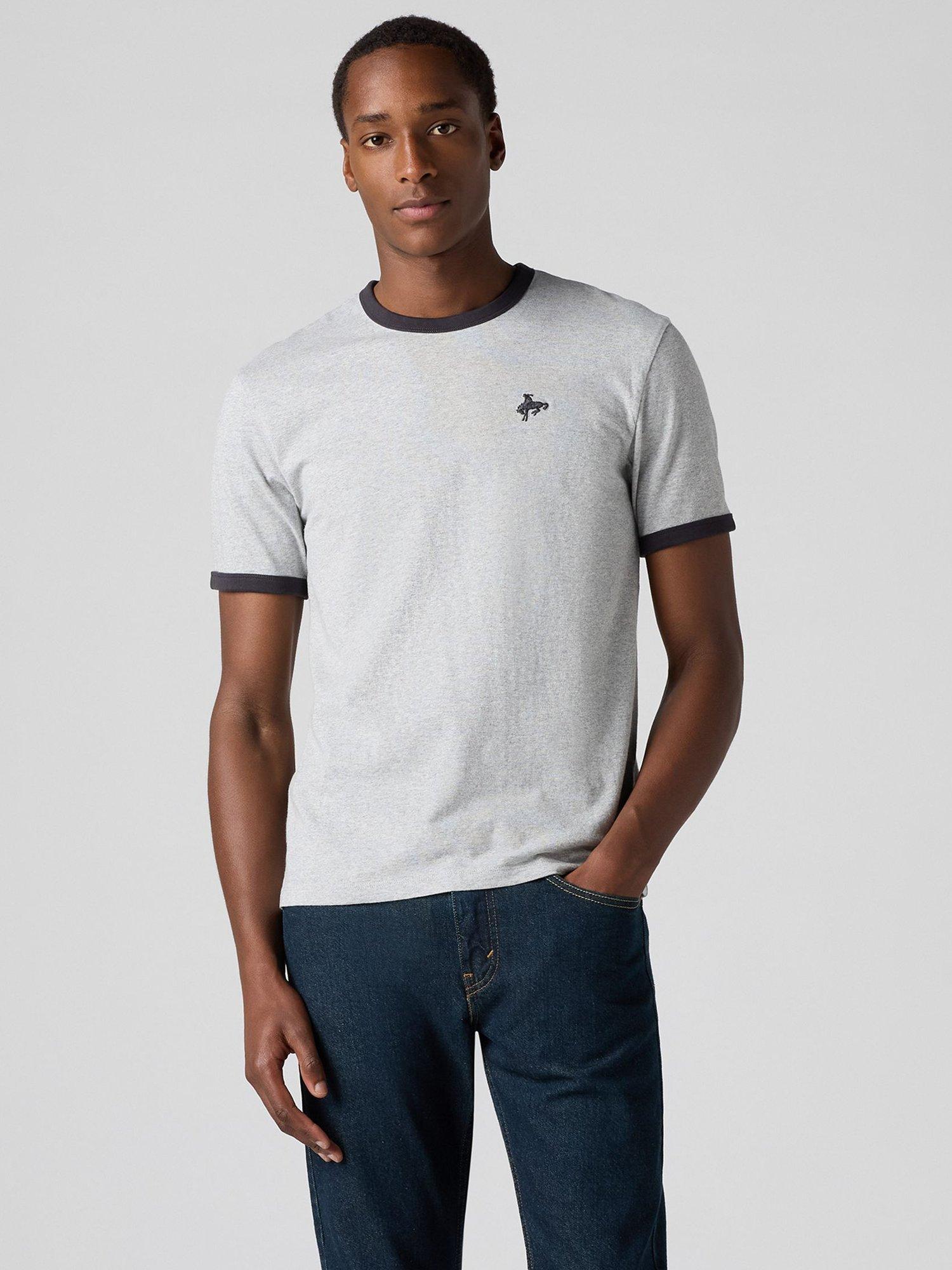 Levi's Regular Fit Retro Ringer Graphic T-Shirt, Grey