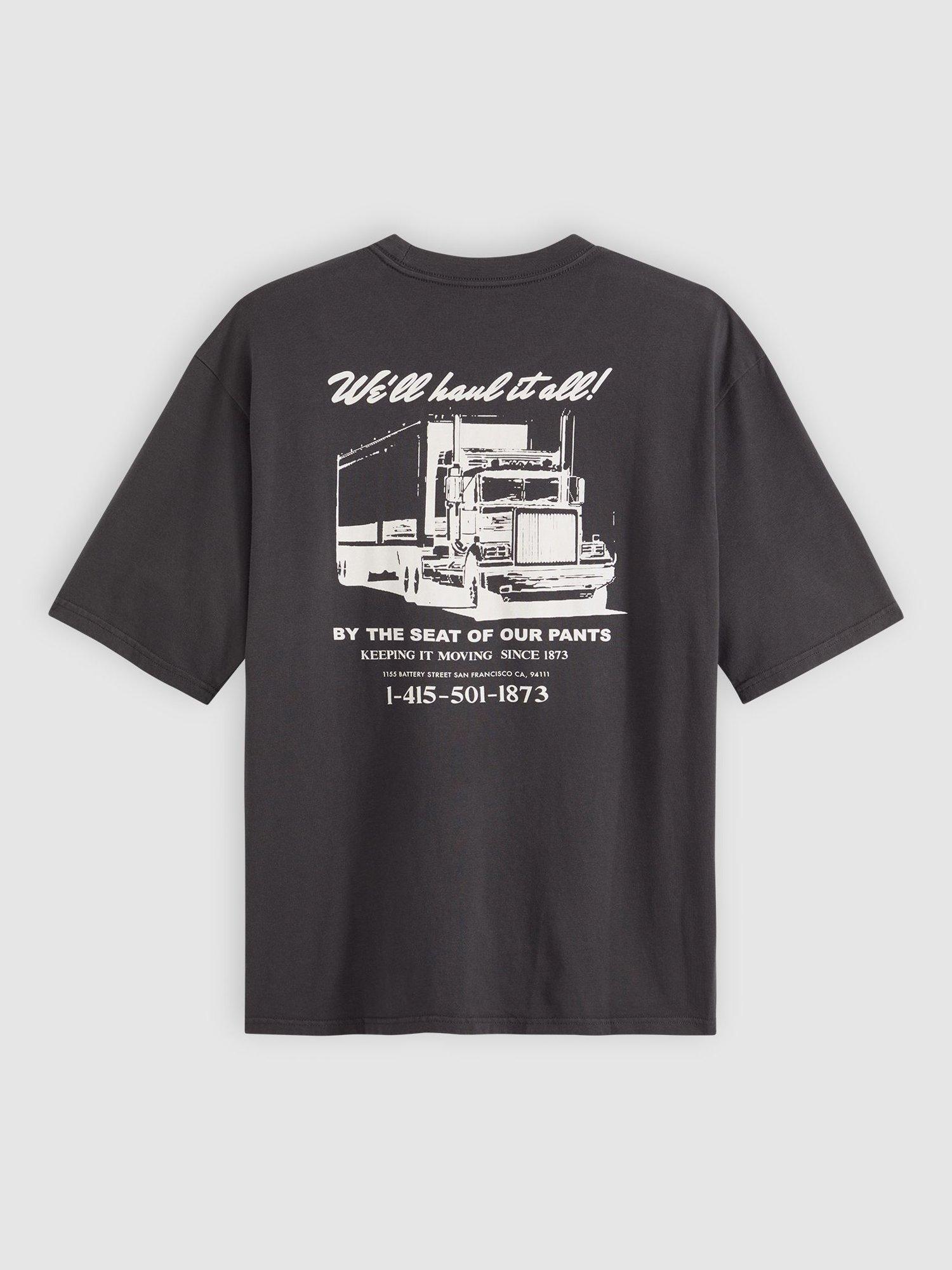 Product image 5 of 5, which shows Levi's Cotton Graphic Short Sleeve Crew Neck T-Shirt, Phantom, S