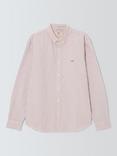 Levi's Cotton Regular Fit Stripe Shirt, Russet Brown