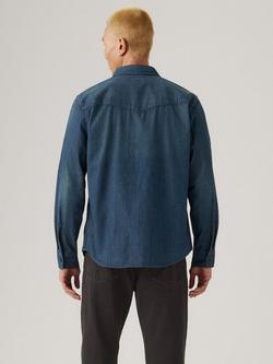 Levi's Cotton Regular Fit Denim Western Shirt, Too Good - view 2, Too Good
