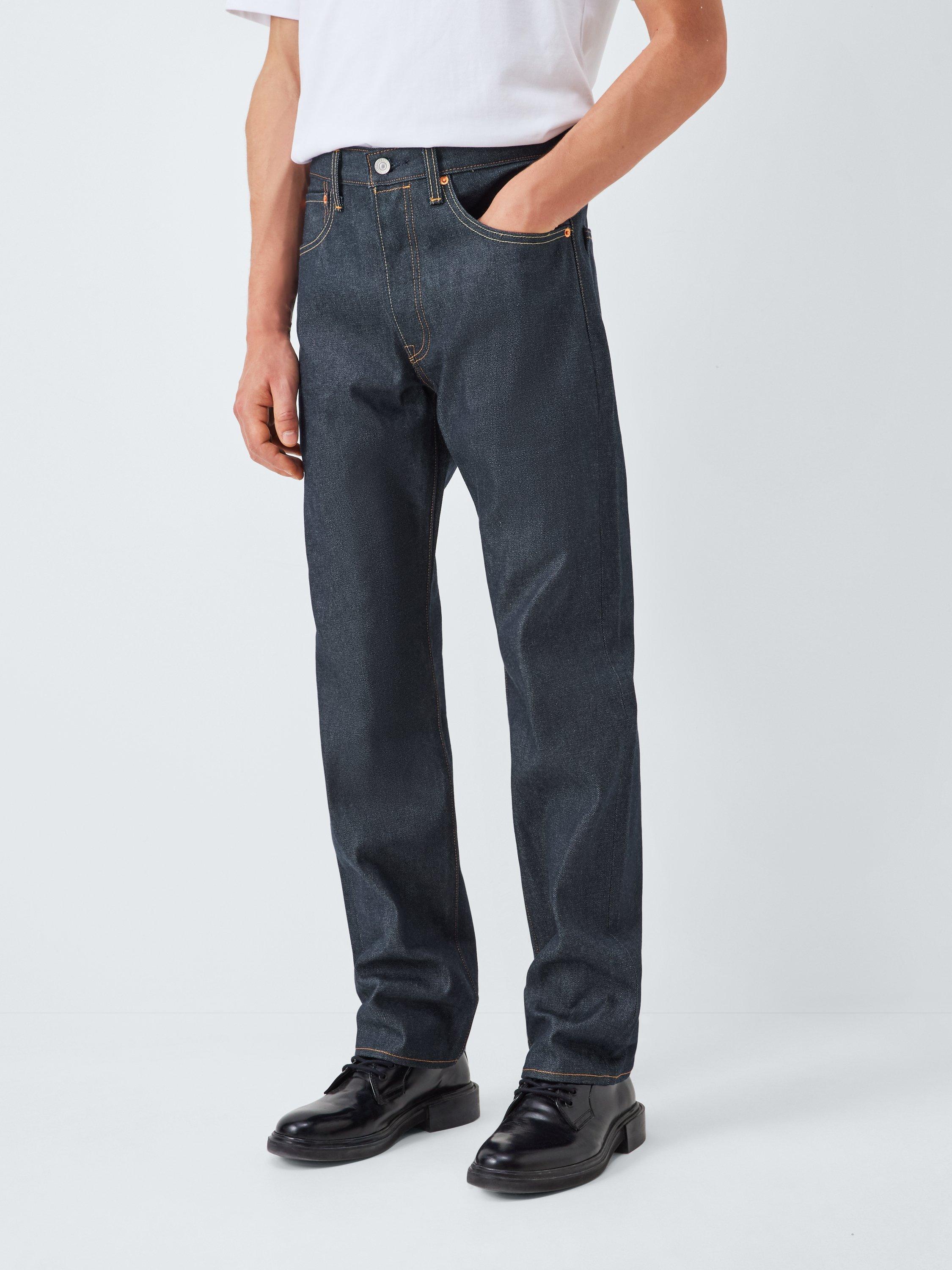 Product image 1 of 6, which shows Levi's 501 Straight Fit Jeans, Hudson Selvedge, 30S