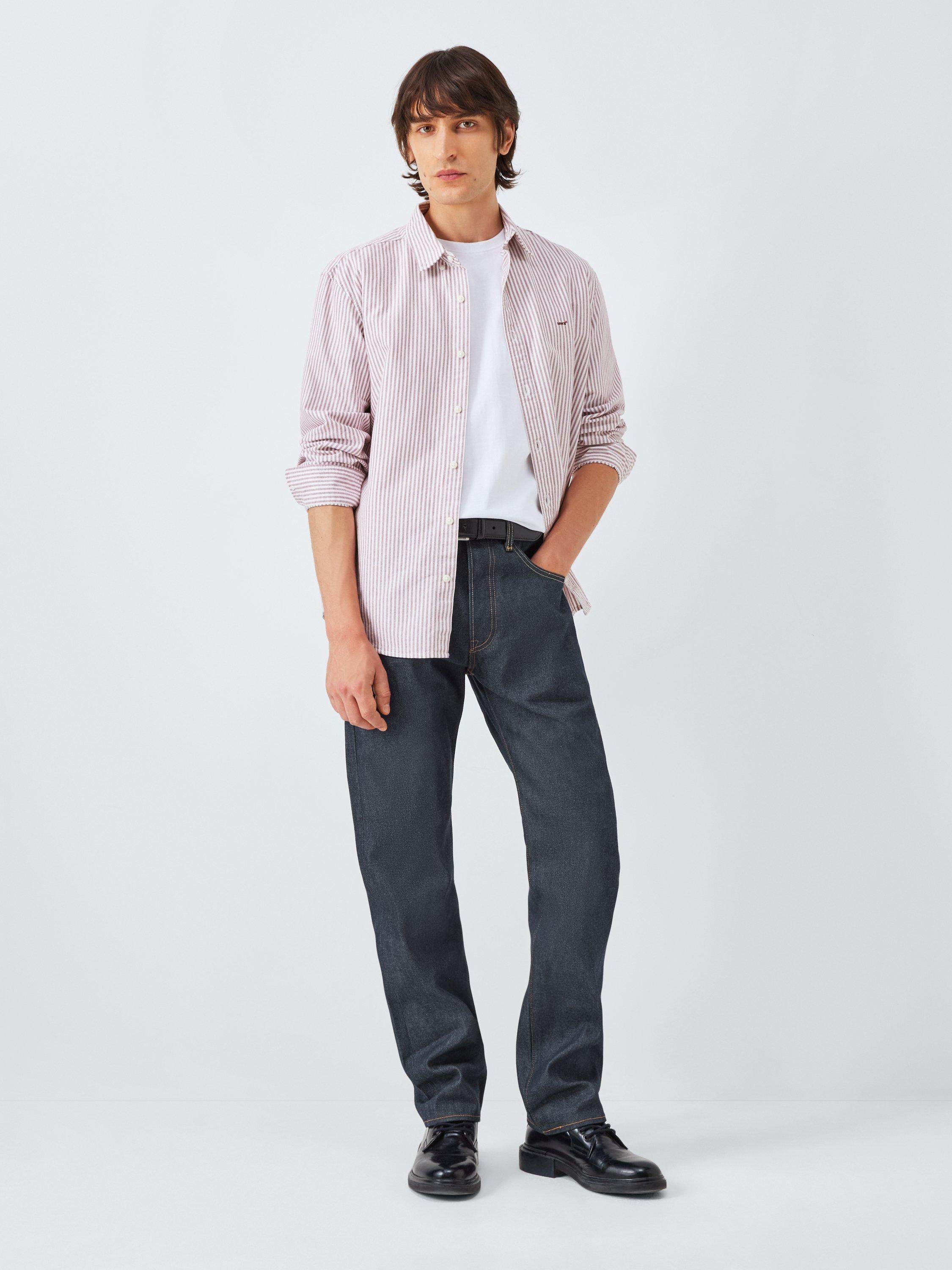 Product image 3 of 6, which shows Levi's 501 Straight Fit Jeans, Hudson Selvedge, 30S