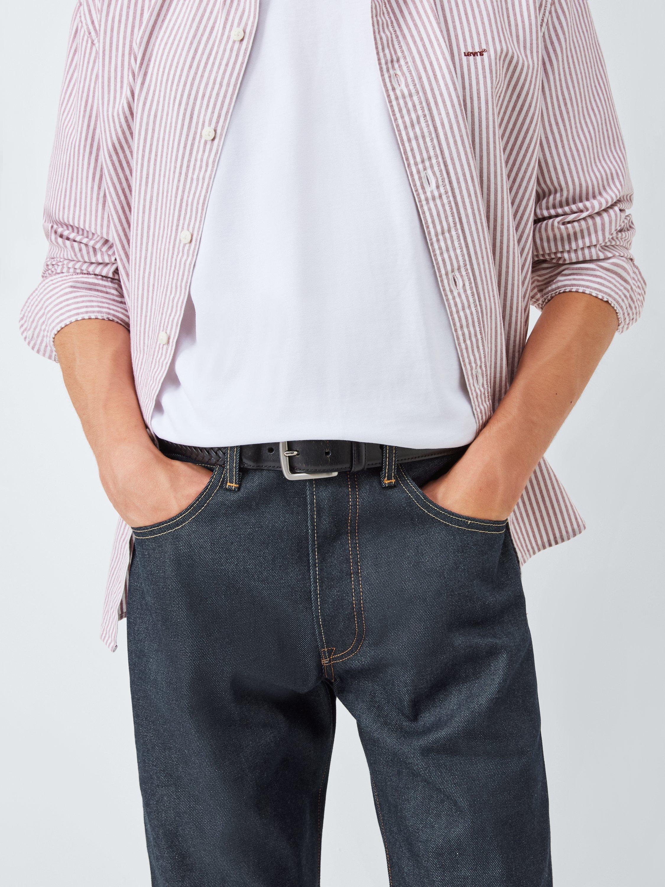 Product image 5 of 6, which shows Levi's 501 Straight Fit Jeans, Hudson Selvedge, 30S