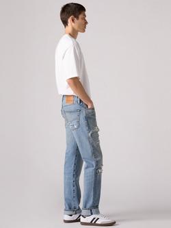 Levi's 501 Originals Cotton Straight Leg Slim Denim Jeans - view 2, Turquoise Rivet