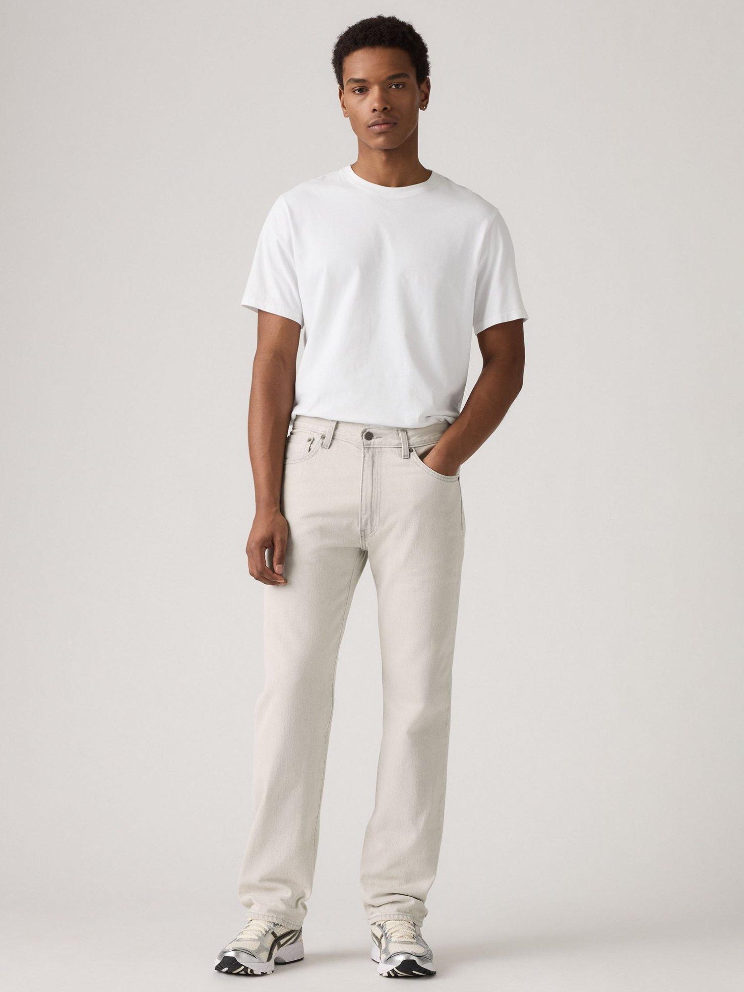 Product image 1 of 5, which shows Levi's 555 Cotton Relaxed Straight Slim Denim Jeans, Just A Local, 36R