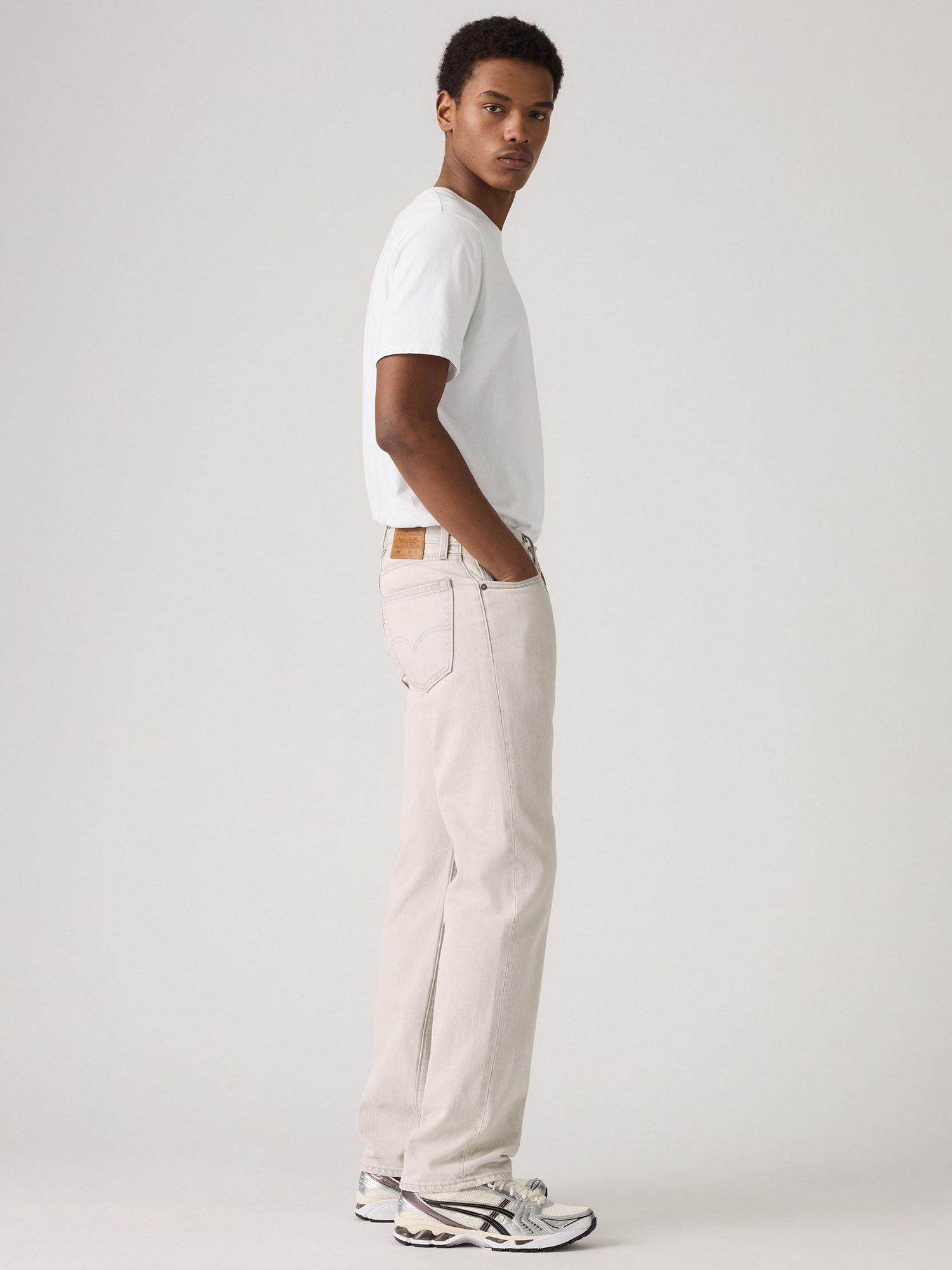 Product image 2 of 5, which shows Levi's 555 Cotton Relaxed Straight Slim Denim Jeans, Just A Local, 36R