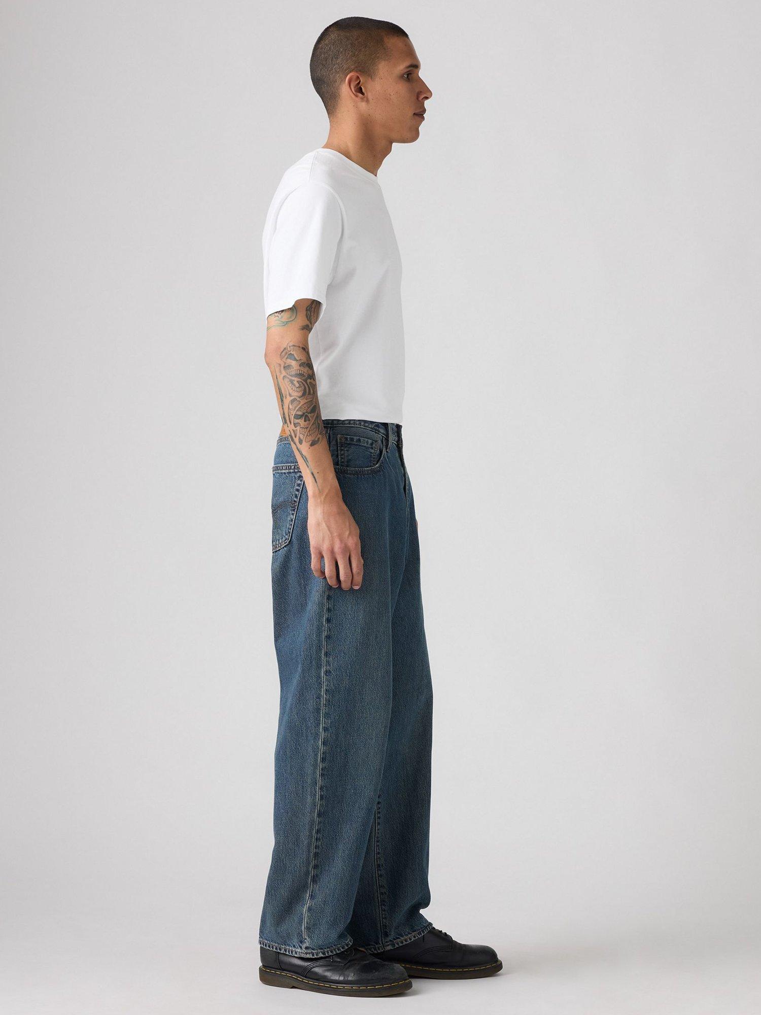 Product image 2 of 6, which shows Levi's 578 Cotton Baggy Denim Jeans, Blue, 30S