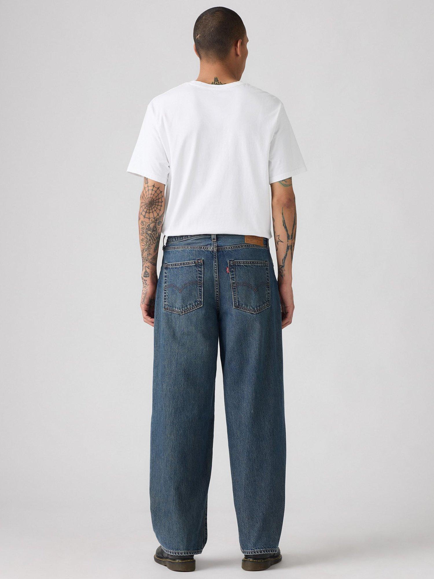Product image 3 of 6, which shows Levi's 578 Cotton Baggy Denim Jeans, Blue, 30S