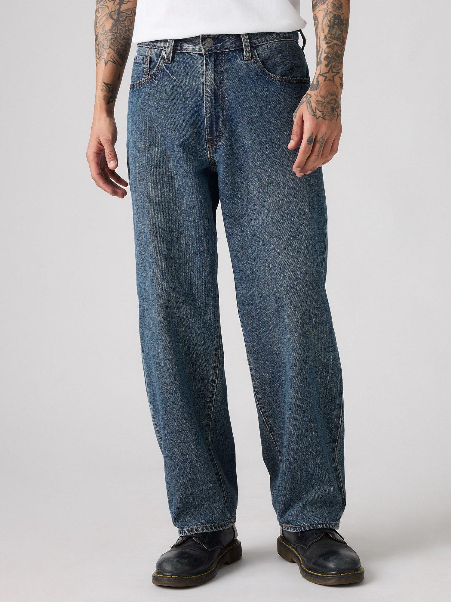 Product image 4 of 6, which shows Levi's 578 Cotton Baggy Denim Jeans, Blue, 30S