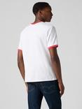Levi's Regular Fit Retro Ringer Graphic T-Shirt, White