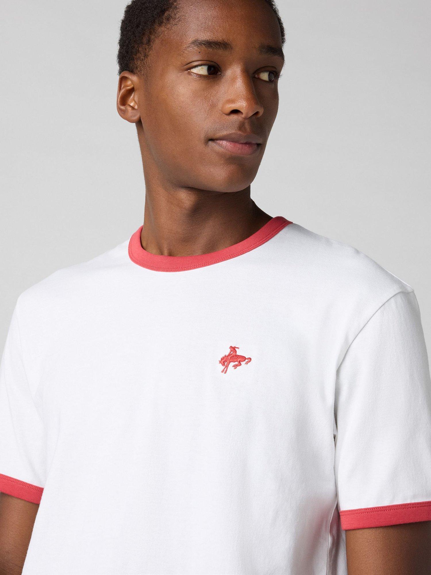 Product image 3 of 4, which shows Levi's Regular Fit Retro Ringer Graphic T-Shirt, White, S