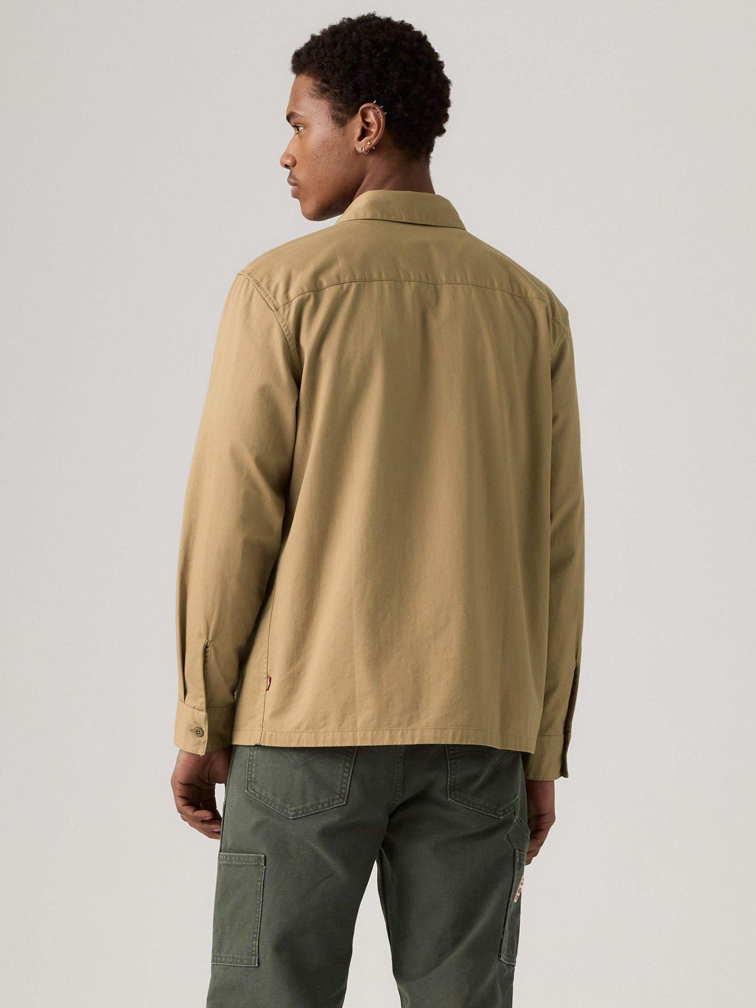 Product image 2 of 4, which shows Levi's Cotton Long Sleeve Worker Shirt, Tigers Eye, XL