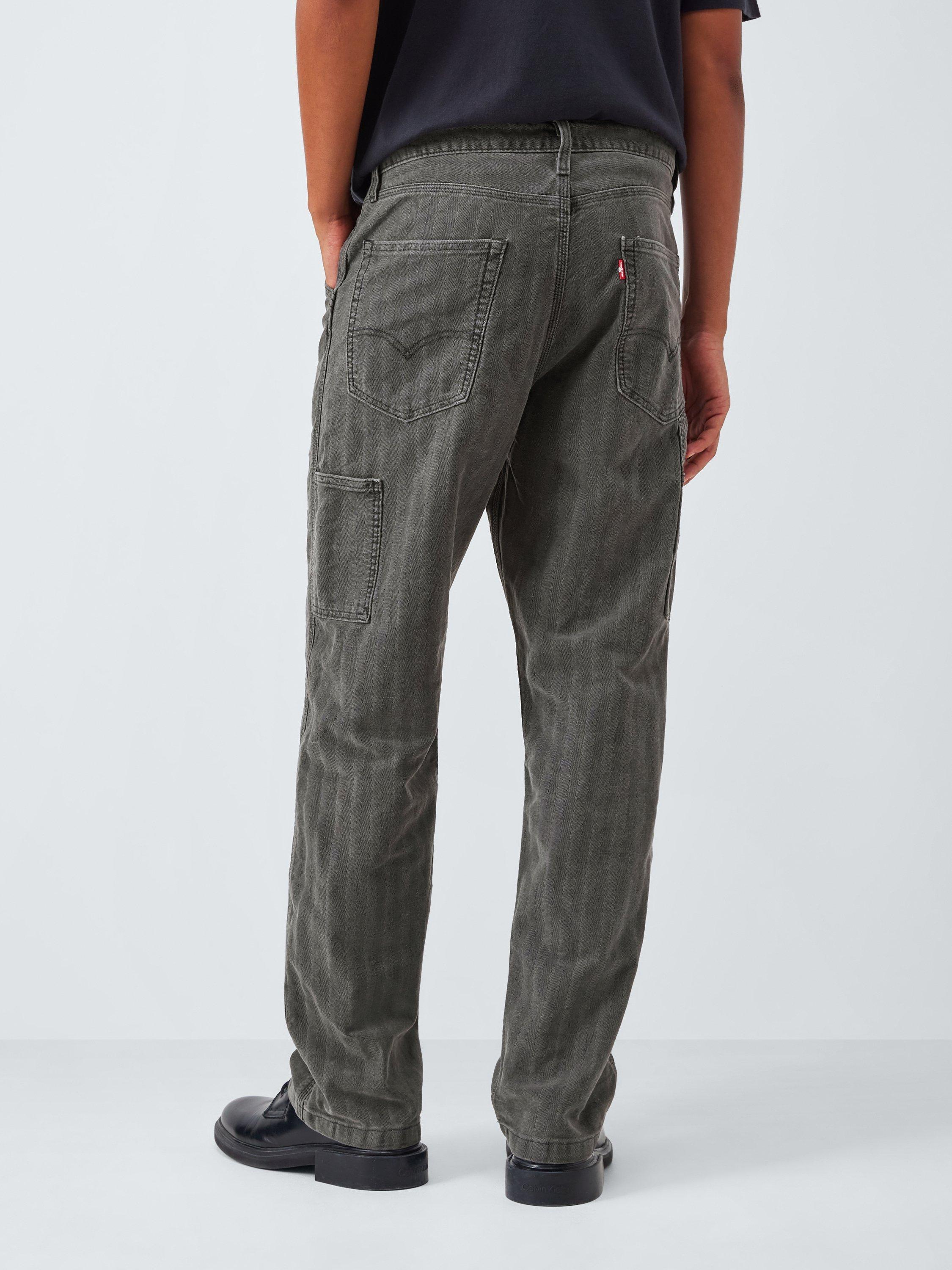 Product image 2 of 6, which shows Levi's 568 Loose Straight Carpenter Trousers, Double Duty, 32S