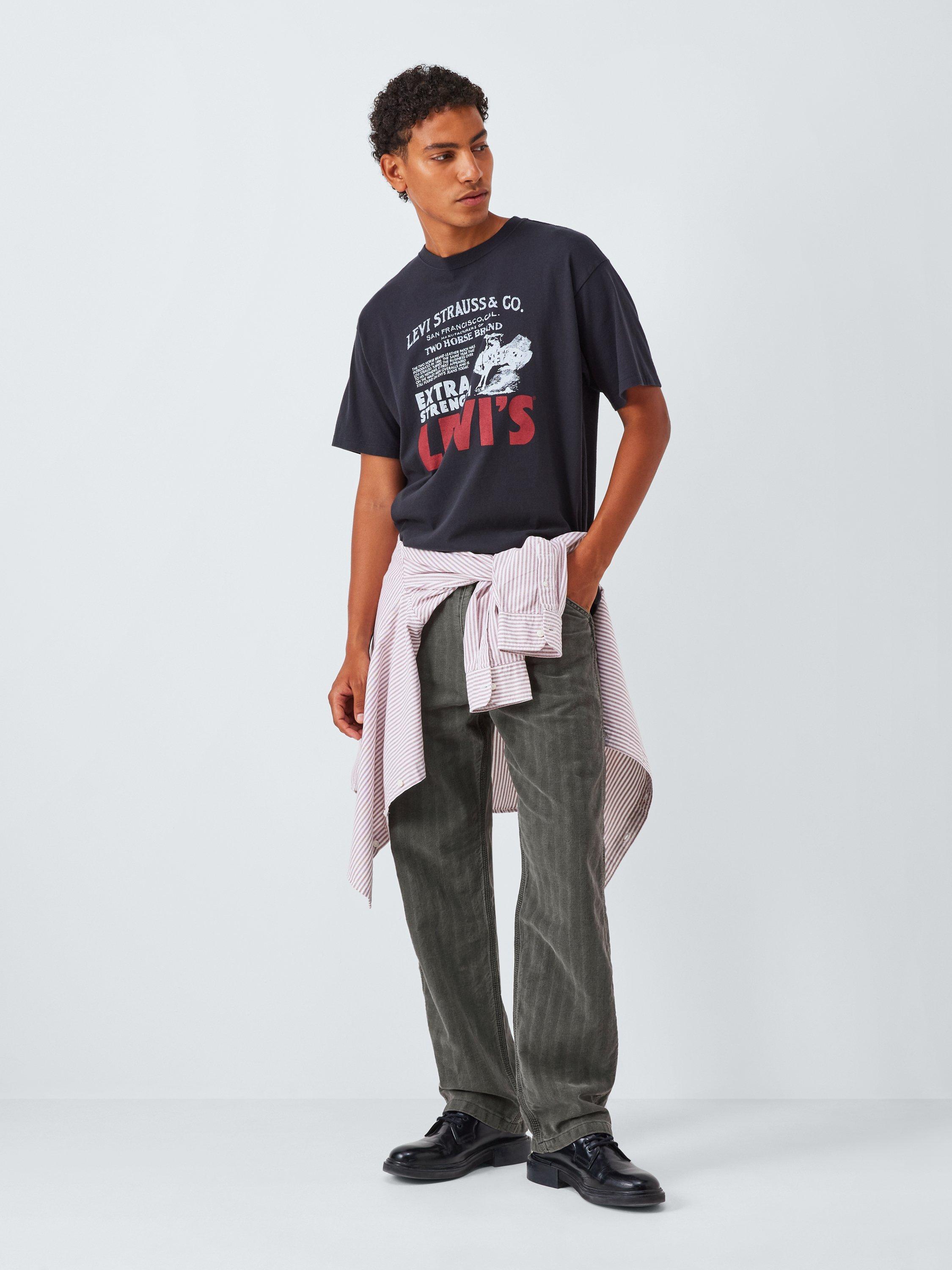 Product image 3 of 6, which shows Levi's 568 Loose Straight Carpenter Trousers, Double Duty, 32S