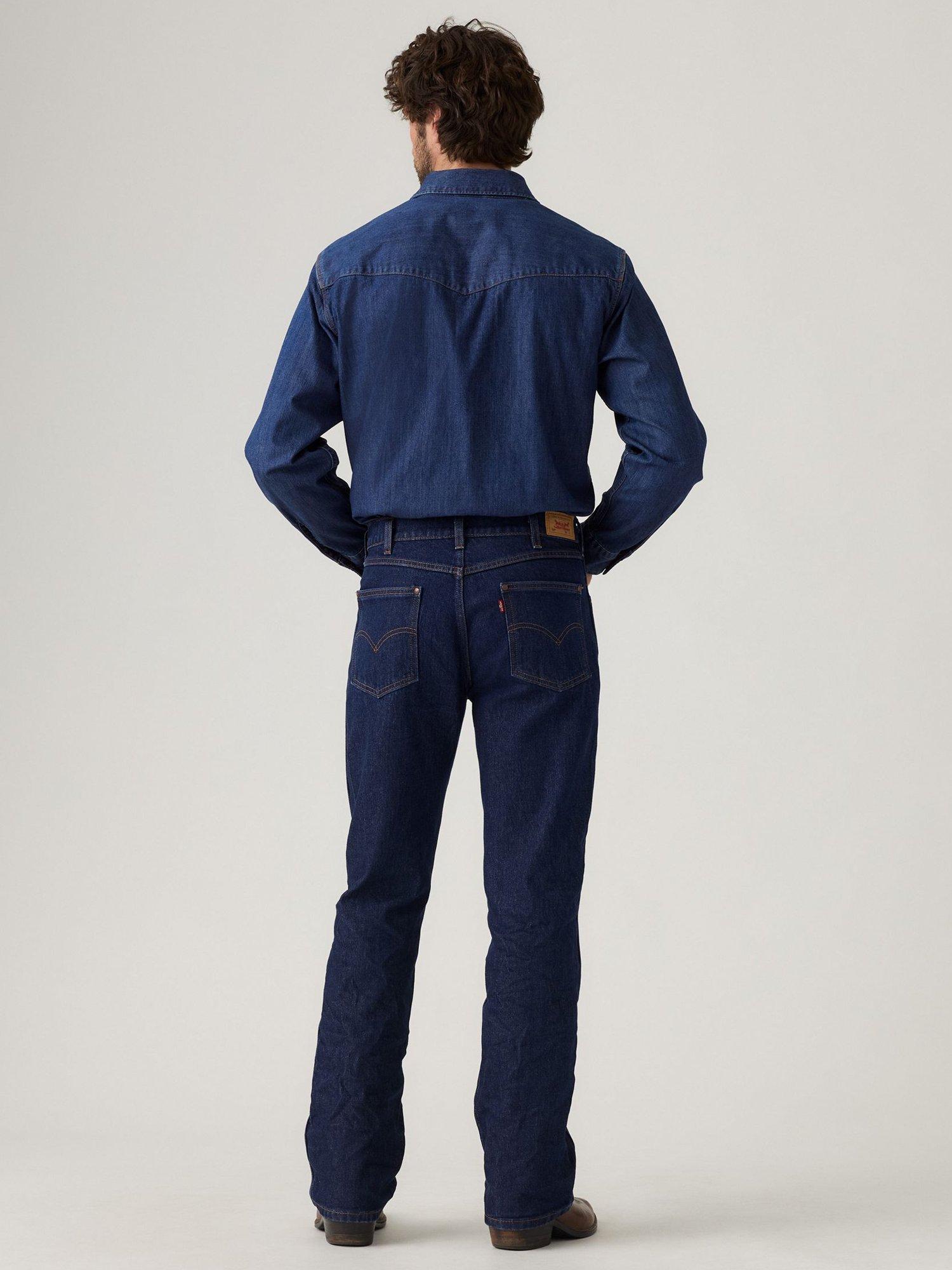 Product image 3 of 5, which shows Levi's 537 Western Bootcut Slim Jeans, Rocky Rinse, 30S