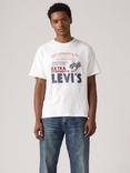 Levi's Cotton Vintage Graphic Short Sleeve Crew Neck T-Shirt, Poster White