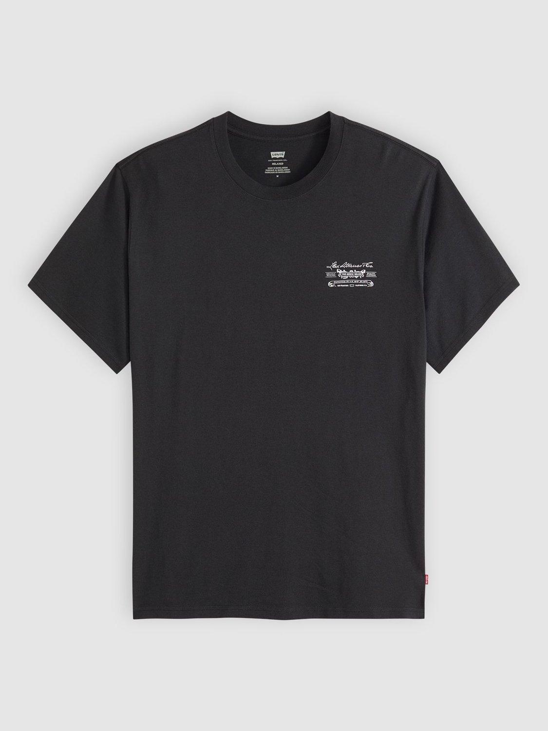 Product image 4 of 5, which shows Levi's Relaxed Short Sleeve Crew Neck Cotton T-Shirt, Eagle Buckle, S