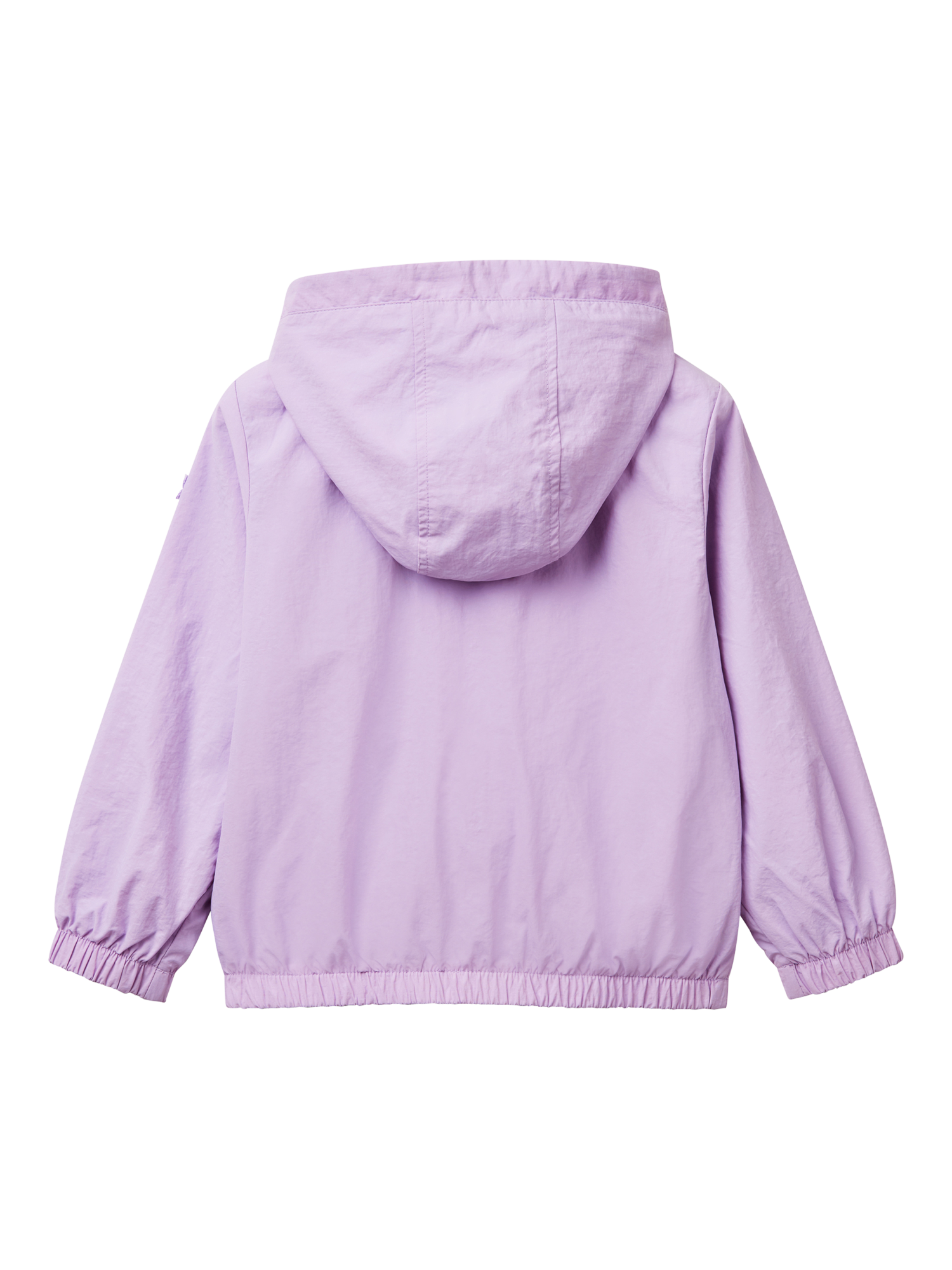 Product image 2 of 3, which shows Benetton Kids' Hooded Rain Jacket, Lilac, 2-3 years