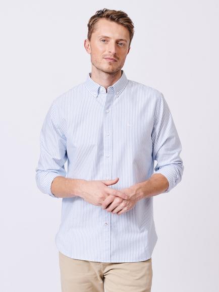Aubin Alder Stripe Shirt, Blue/Multi, Blue/Multi