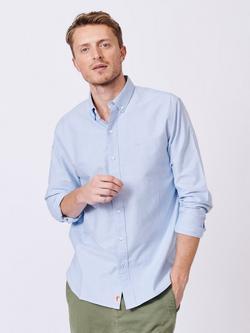Aubin Alder Cotton Regular Fit Oxford Shirt, Pale Blue
