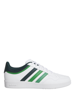 adidas Hoops 4.0 Trainers, White, Green