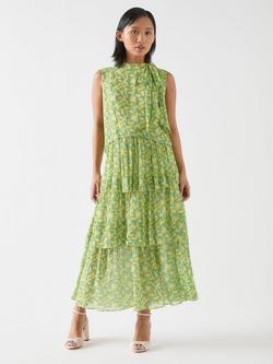 L.K.Bennett Kristin Petite Sleeveless Abstract Print Dress, Multi, Multi