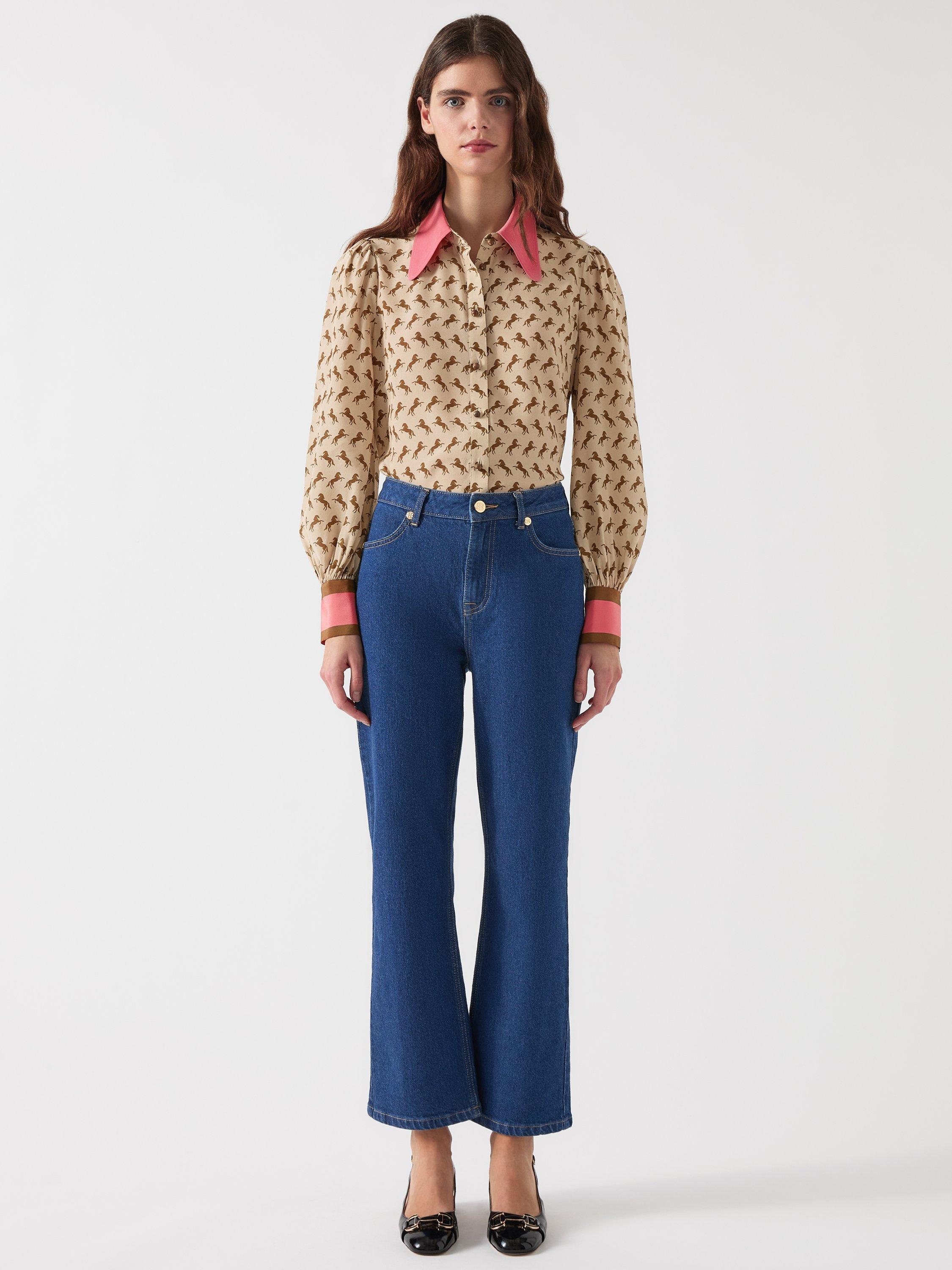 Product image 1 of 5, which shows L.K.Bennett Sonya Blouse, Multi, 10