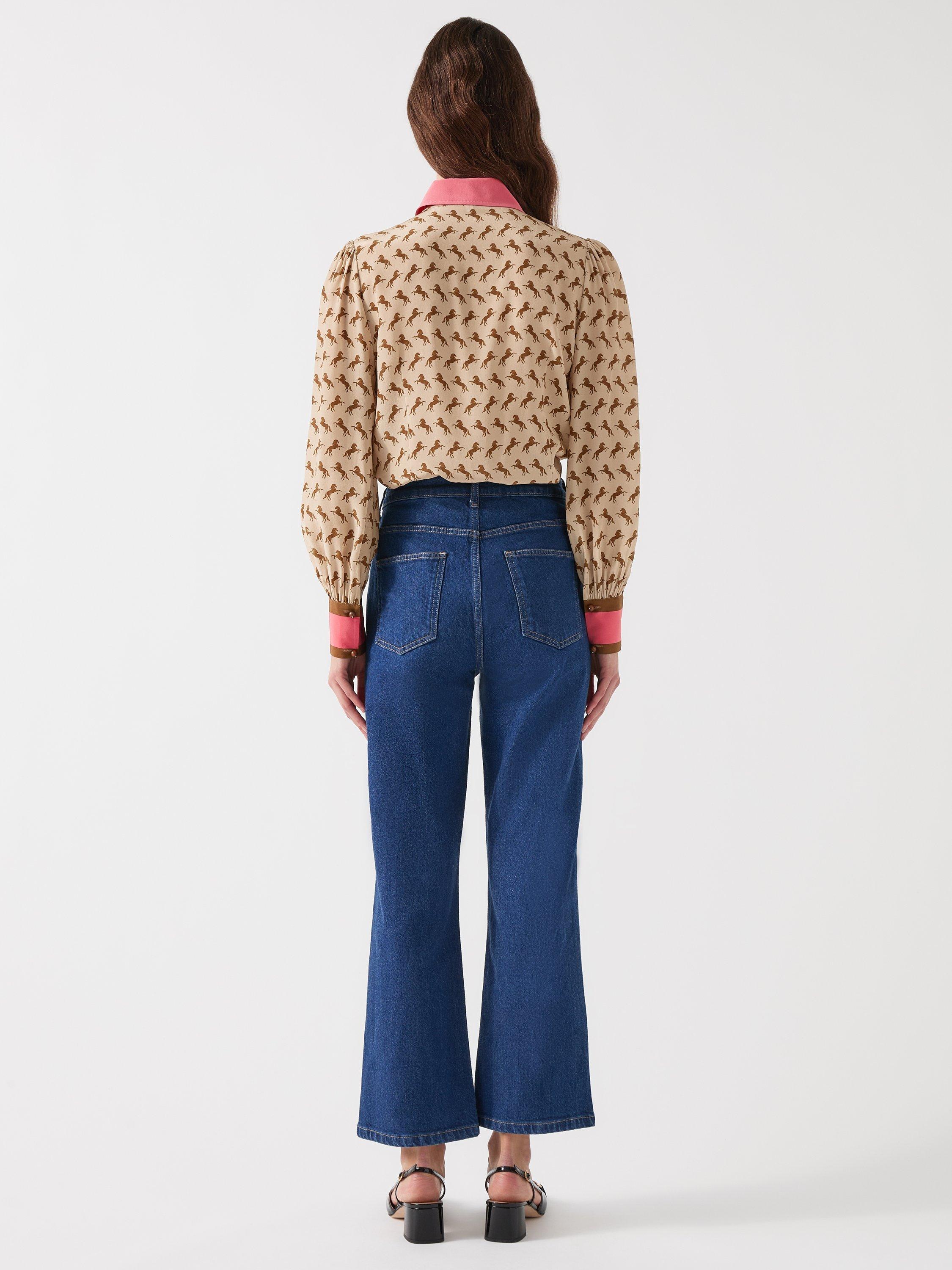 Product image 3 of 5, which shows L.K.Bennett Sonya Blouse, Multi, 10