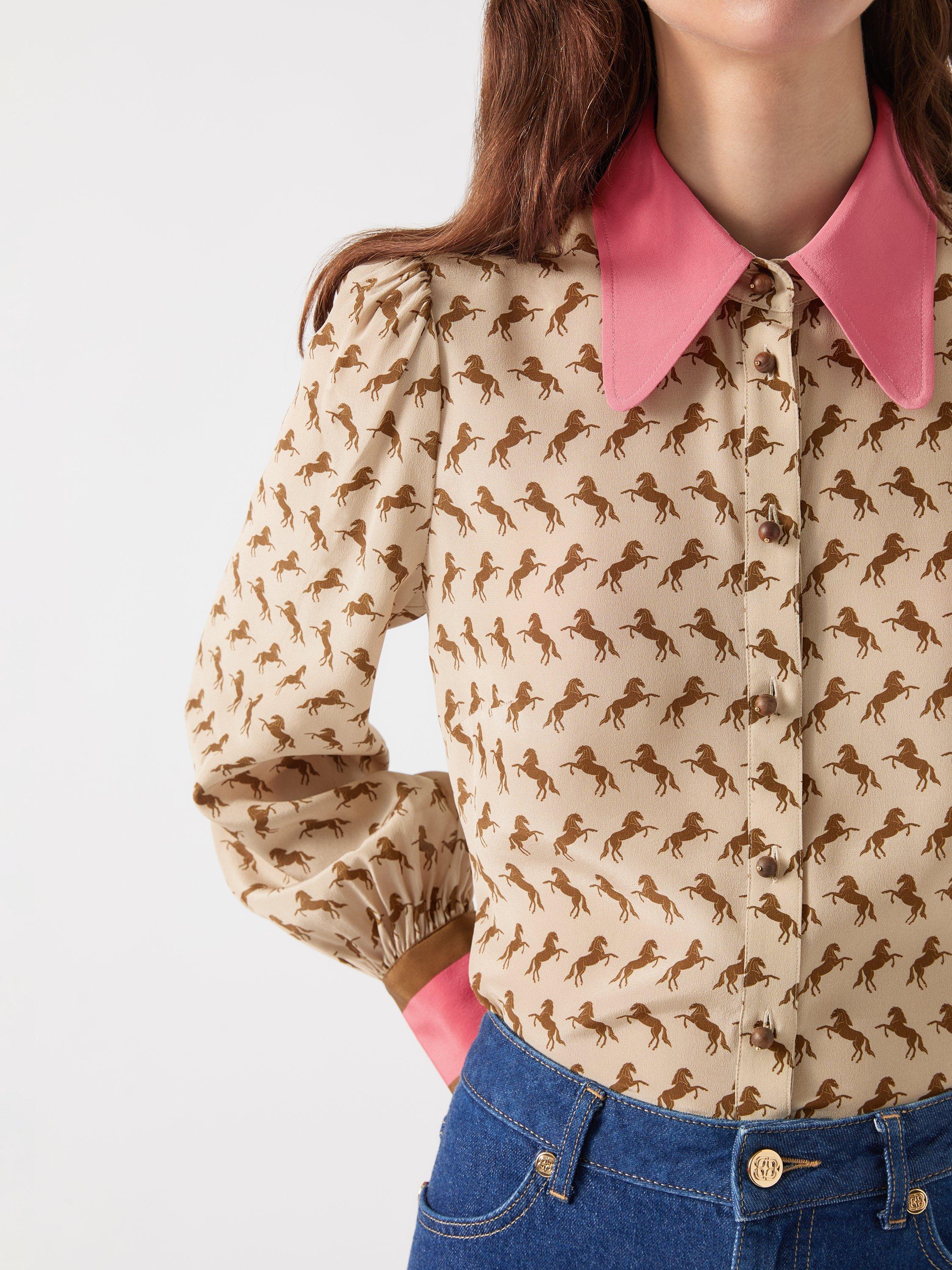 Product image 4 of 5, which shows L.K.Bennett Sonya Blouse, Multi, 10