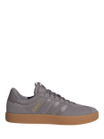 adidas VL Court Leather Lace Up Trainers, Grey