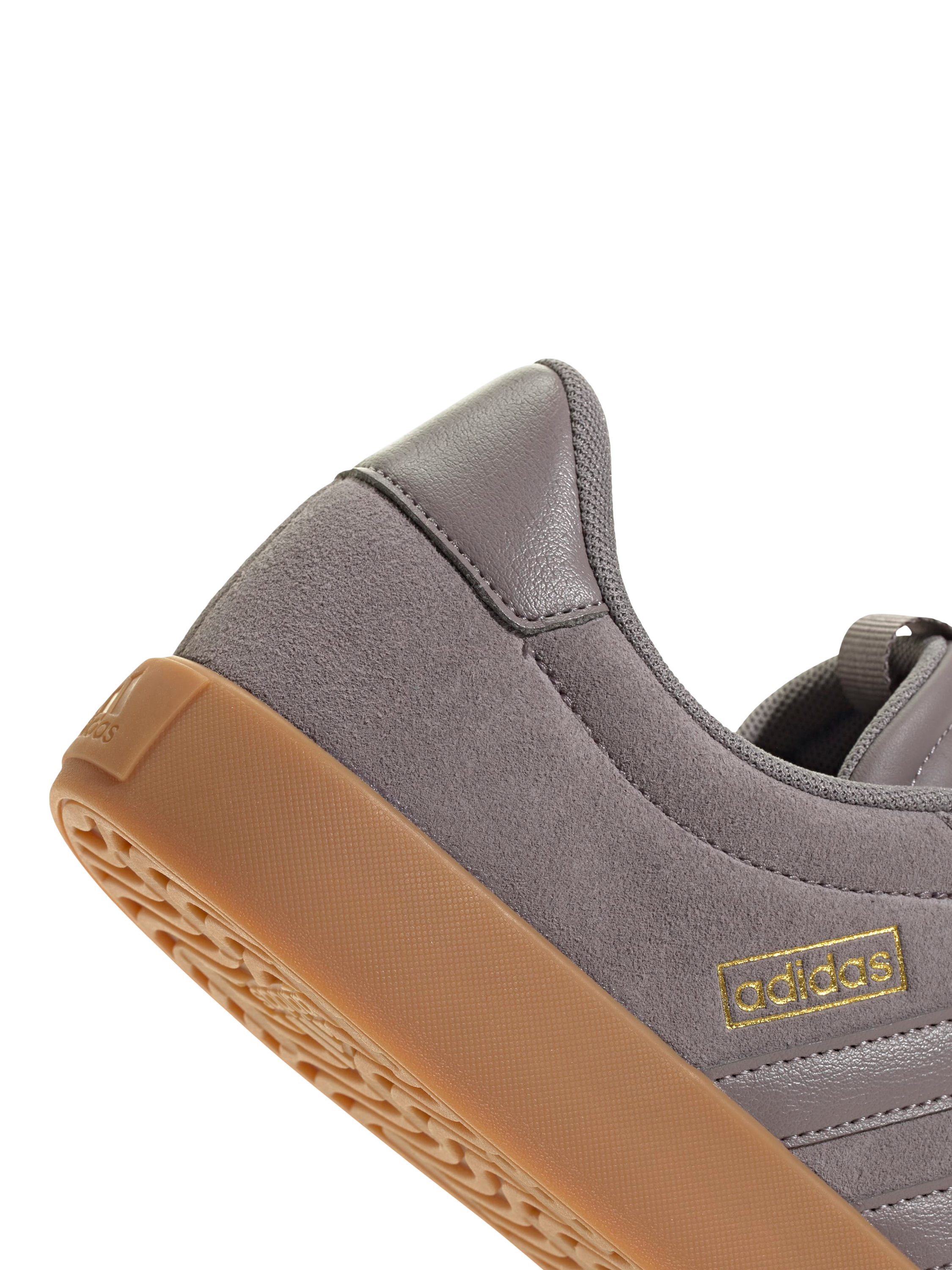 Product image 5 of 5, which shows adidas VL Court Leather Lace Up Trainers, Grey, 7
