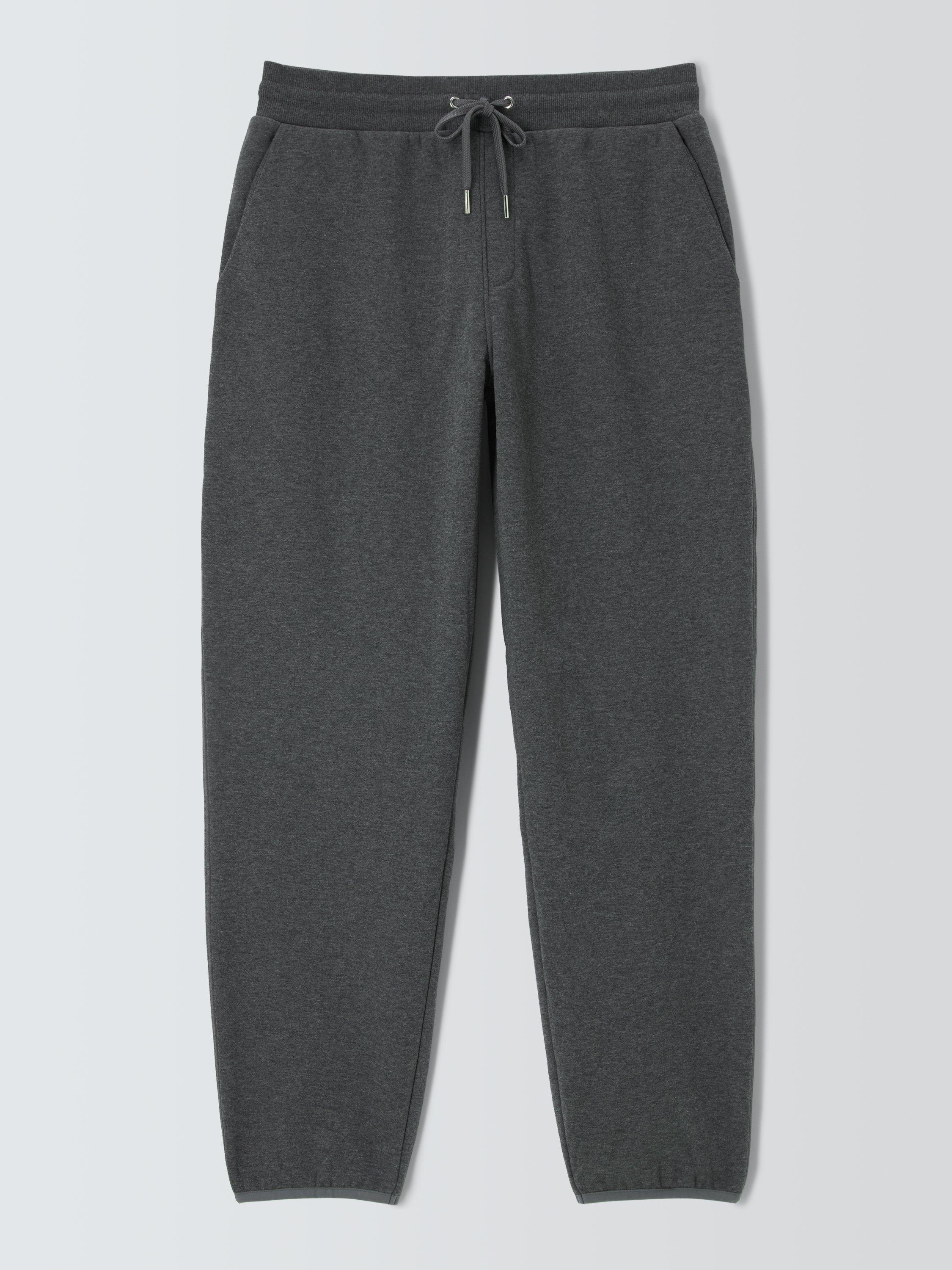 Product image 4 of 6, which shows John Lewis Fleece Lined Lounge Joggers, Grey Charcoal, M