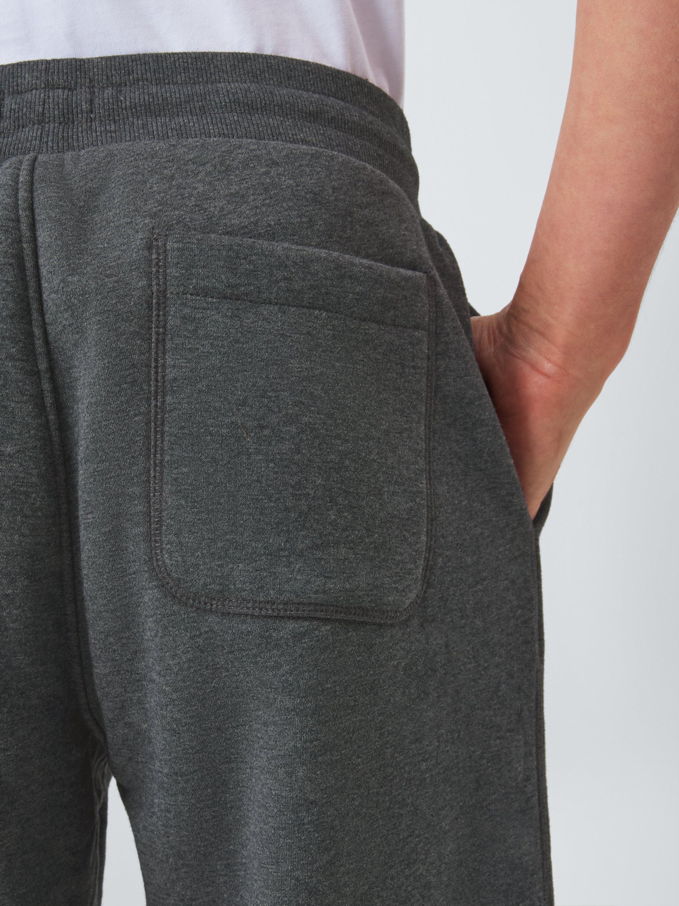 Product image 6 of 6, which shows John Lewis Fleece Lined Lounge Joggers, Grey Charcoal, M