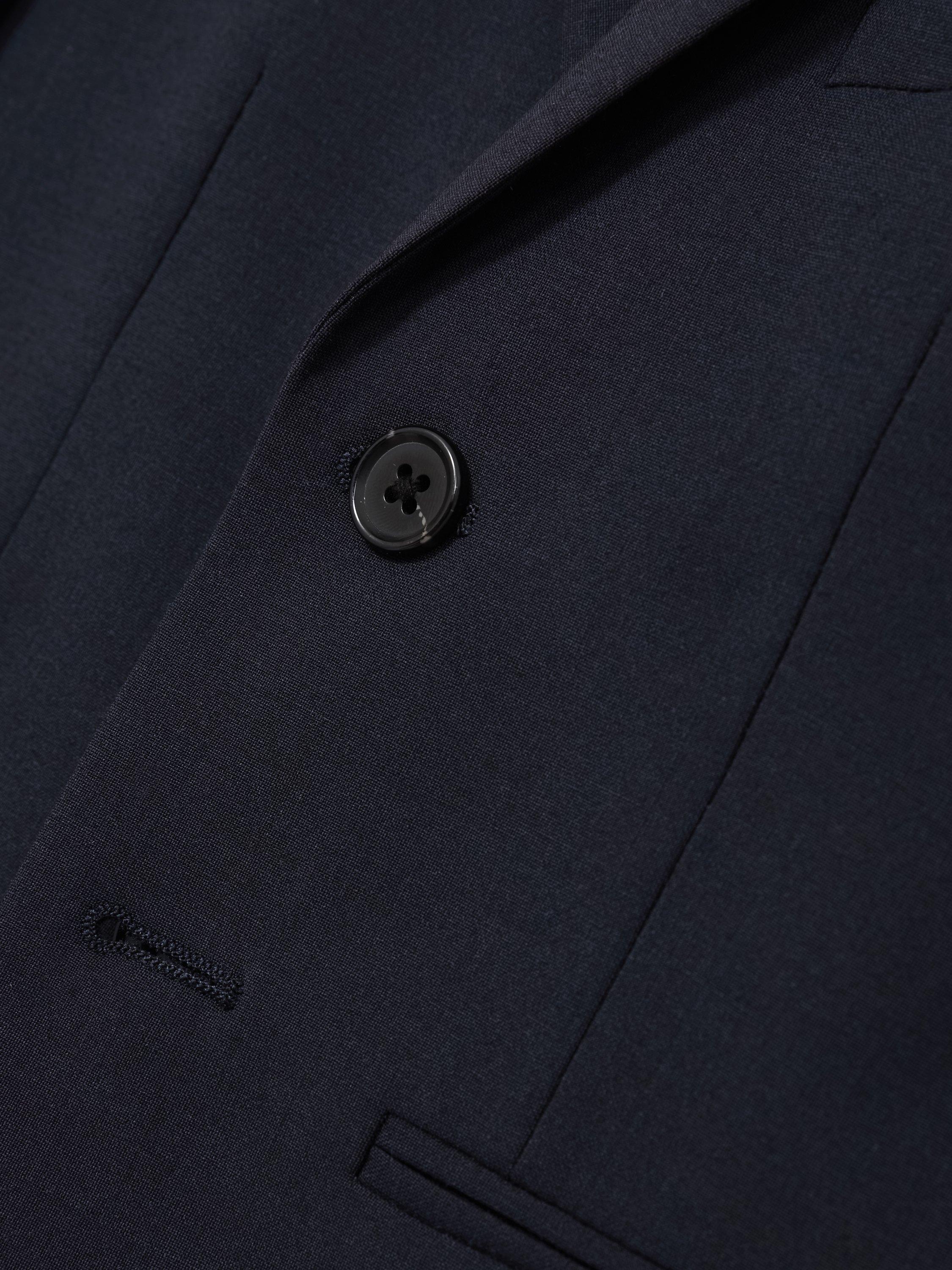 Product image 4 of 4, which shows Reiss Kids' Hope Wool Blend Single Breasted Blazer, Navy, 3-4 years
