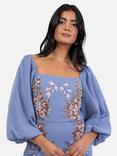 Maya Deluxe Nature Embellished Front Midaxi Evening Dress