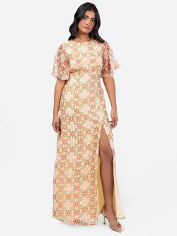 Anaya With Love Geometric Floral Maxi Dress, Geo Print, Geo Print