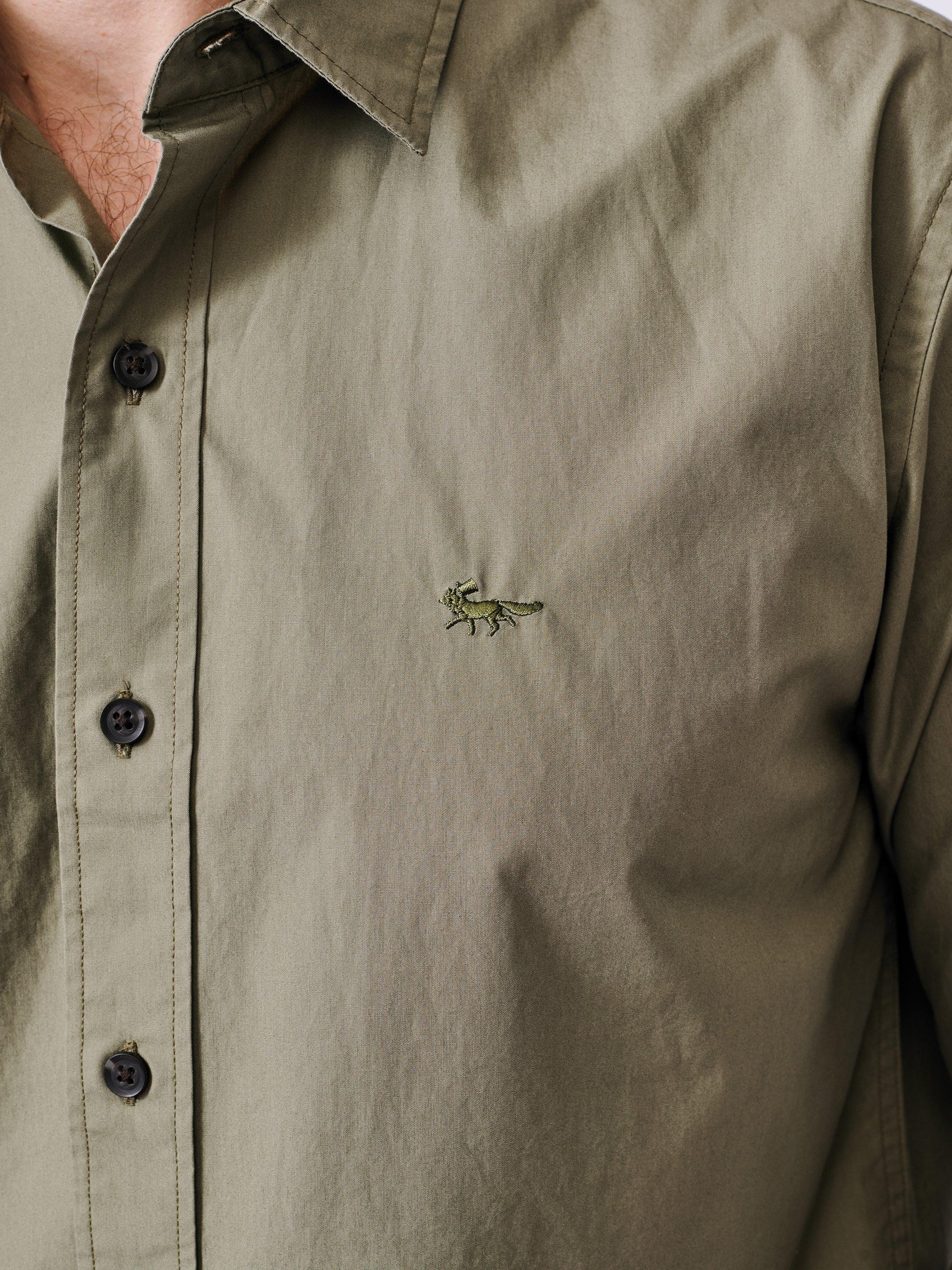 Product image 4 of 7, which shows Aubin Chase Cotton Shirt, Khaki, S