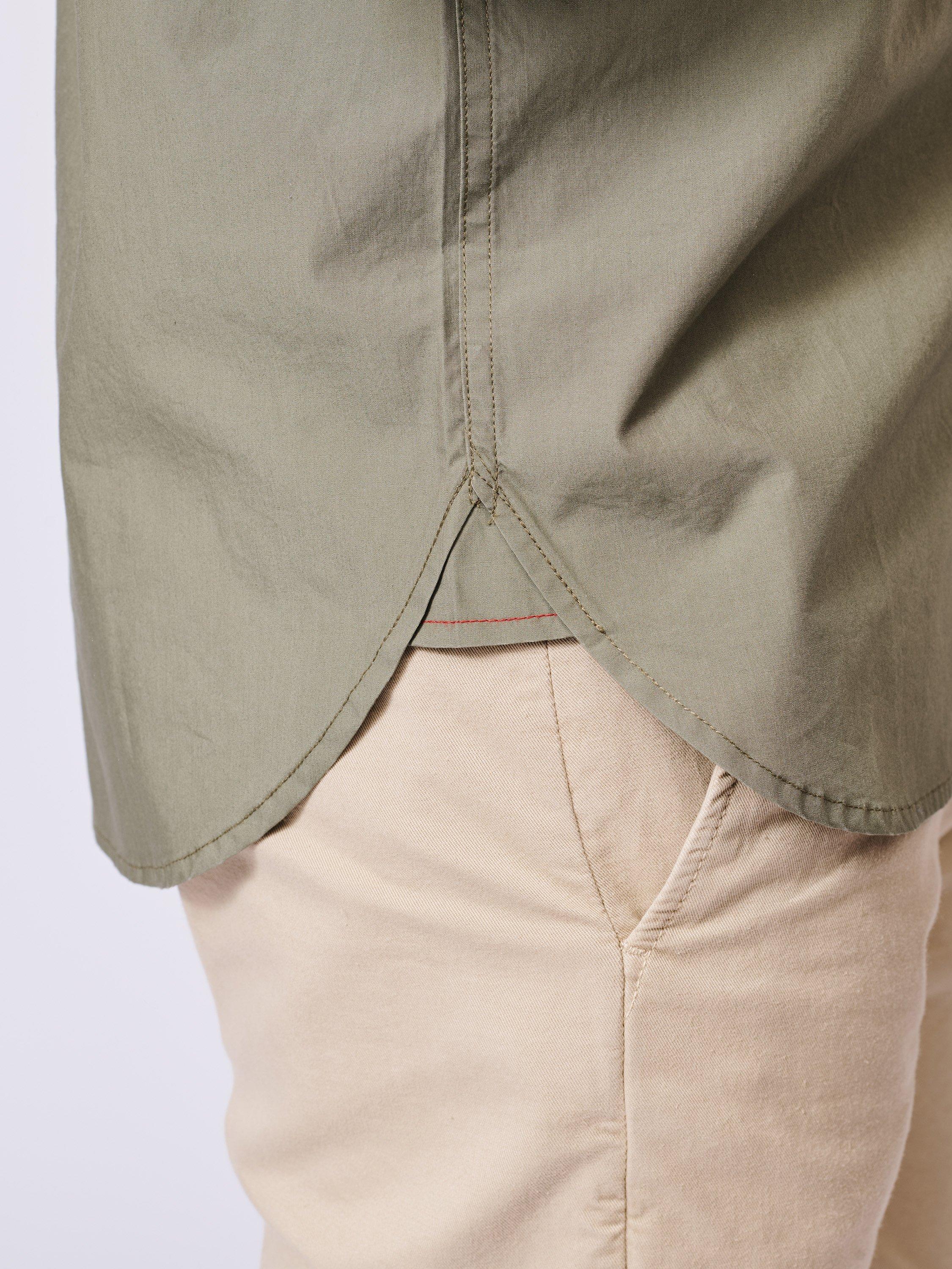 Product image 6 of 7, which shows Aubin Chase Cotton Shirt, Khaki, S