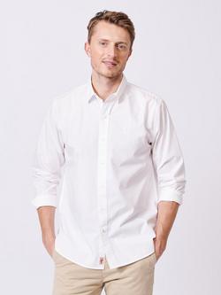 Aubin Chase Poplin Cotton Regular Fit Shirt, White