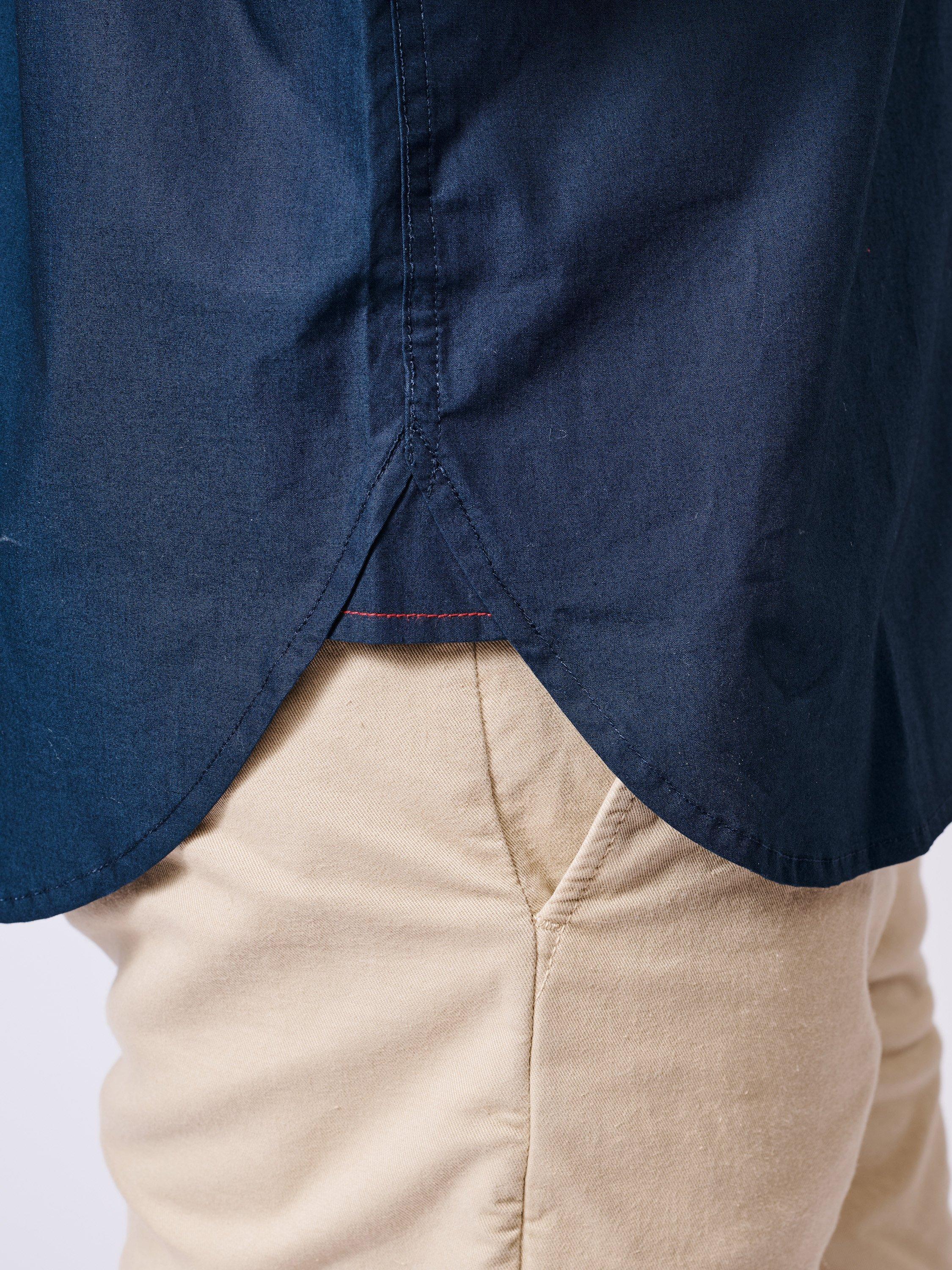 Product image 6 of 7, which shows Aubin Chase Cotton Shirt, Navy, S
