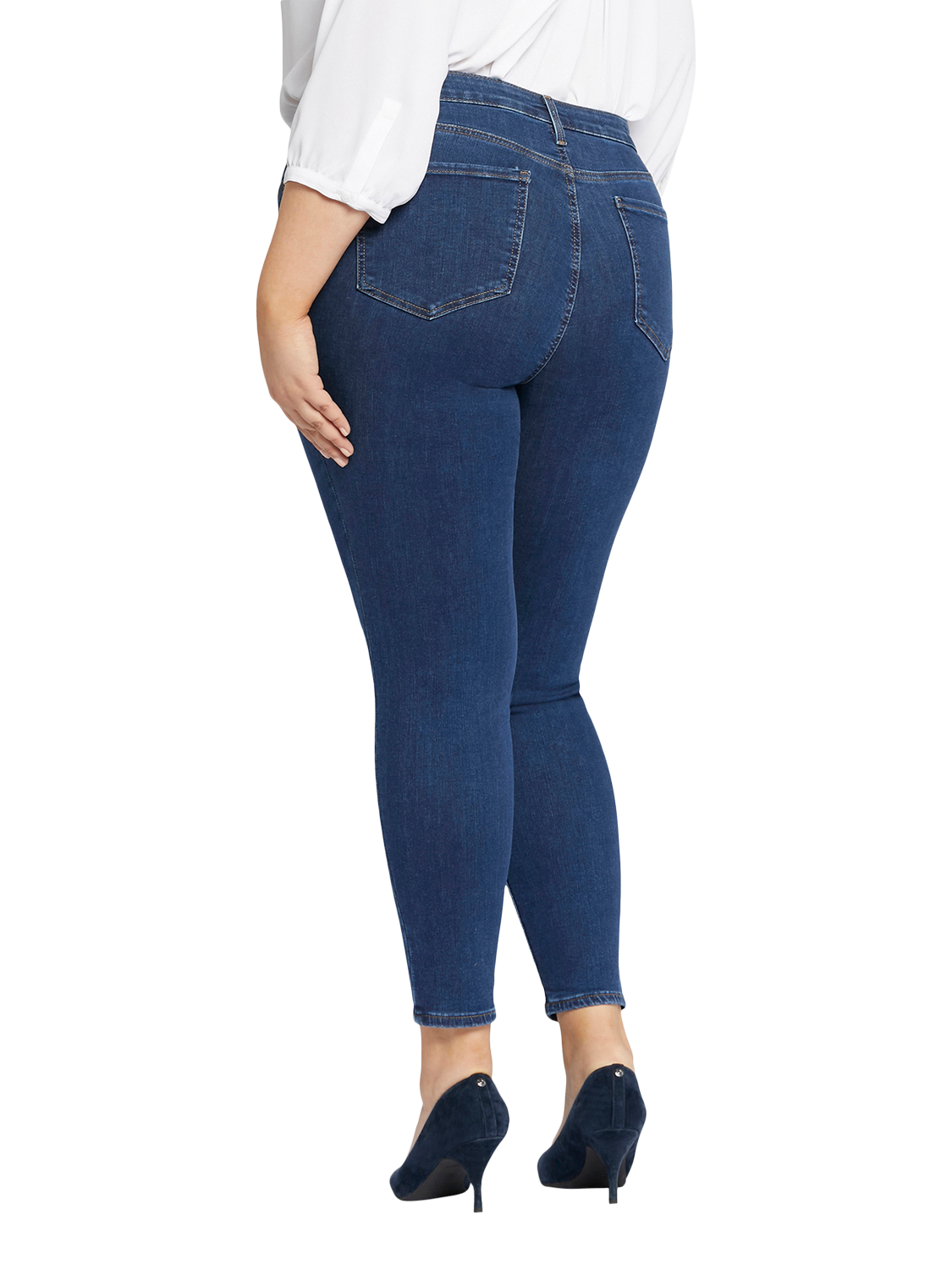 Product image 2 of 5, which shows NYDJ Plus Size Ami Skinny Jeans, Quinn, 18