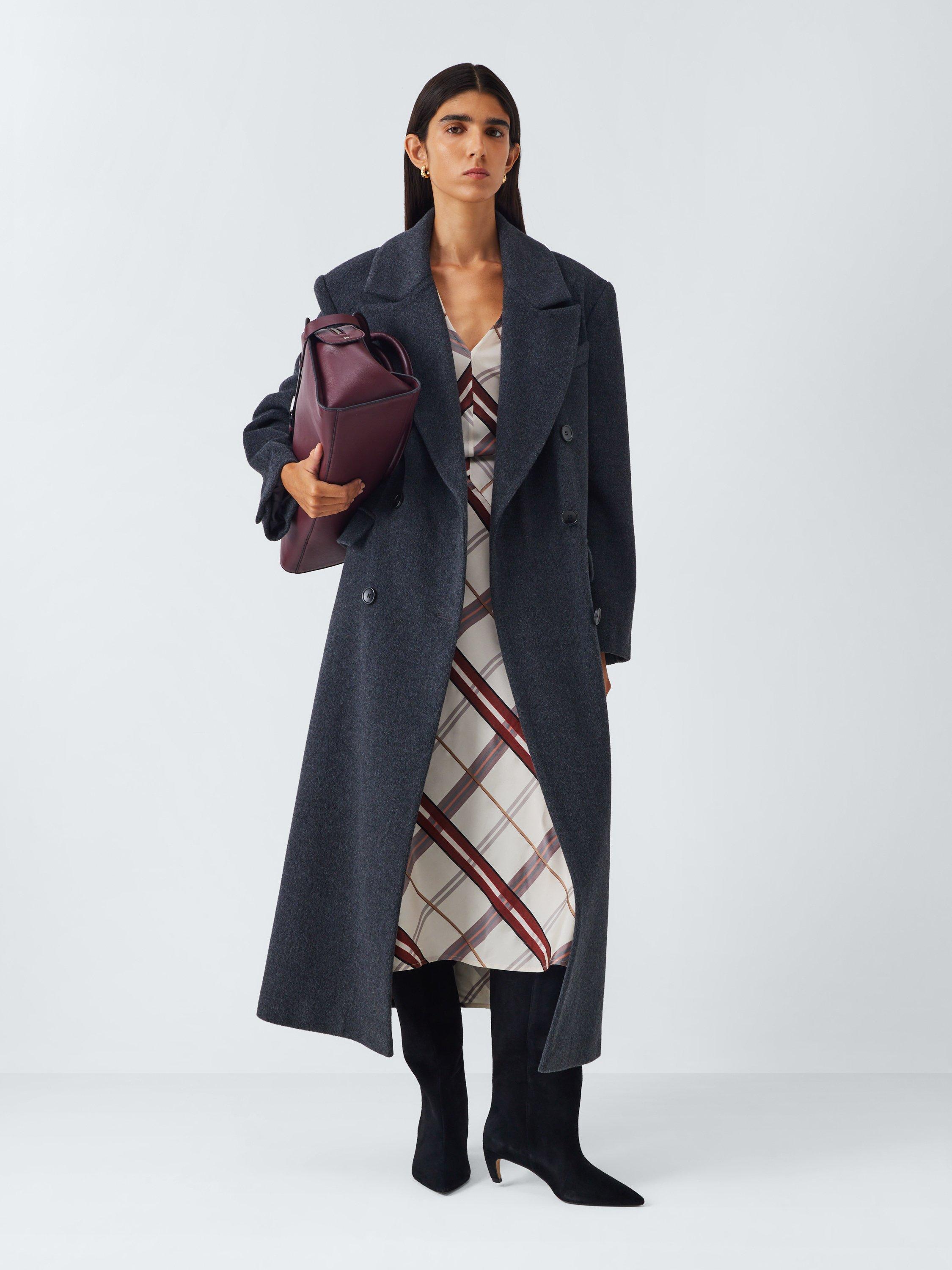 Product image 6 of 6, which shows John Lewis Somerset Suede Pointed Toe Knee High Boots, Black, 3