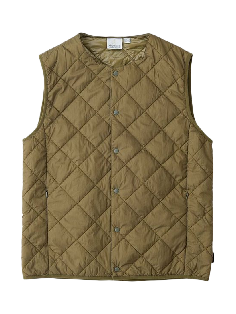 Product image 3 of 3, which shows Gramicci Plain Quilted Gilet, Deep Laurel, S