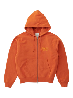 Gramicci Zip Front Cotton Blend Hoodie, Burnt Orange